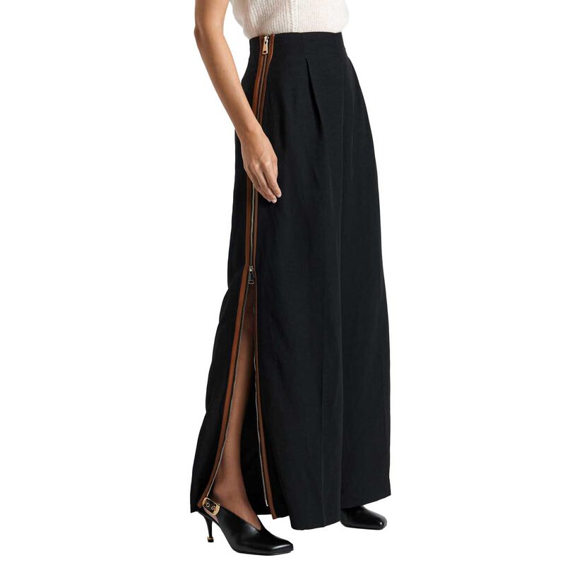 Cue Linen Blend Zip Detail Pant image number 0